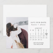 Foto Save the Date Kalender (Vorne/Hinten)