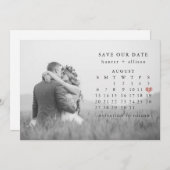 Foto Save the Date Kalender (Vorne/Hinten)