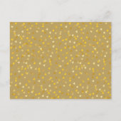 Foto Save the Date Kalender Chic Gold Herz Postkarte (Rückseite)