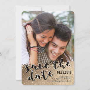 Foto Save the Date-Karte der Liebe Date