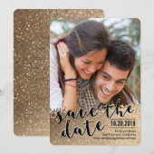 Foto Save the Date-Karte der Liebe Date (Vorne/Hinten)