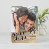 Foto Save the Date-Karte der Liebe Date (Stehend Vorderseite)