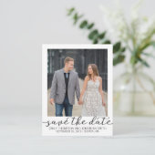 Foto-Save the Date-Karte mit weißer Grenze Save The Date