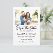 Foto Save the Date-Karte Save The Date (Stehend Vorderseite)
