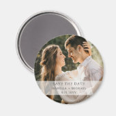 Foto Save the Date Magnet (Vorderseite/Rückseite)