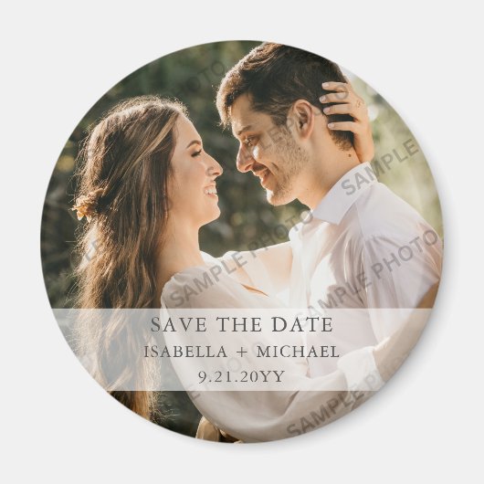 Foto Save the Date Magnet (Vorne)