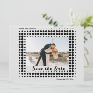 Foto Save the Date Magnet Braut Bräutigam Hochzeit