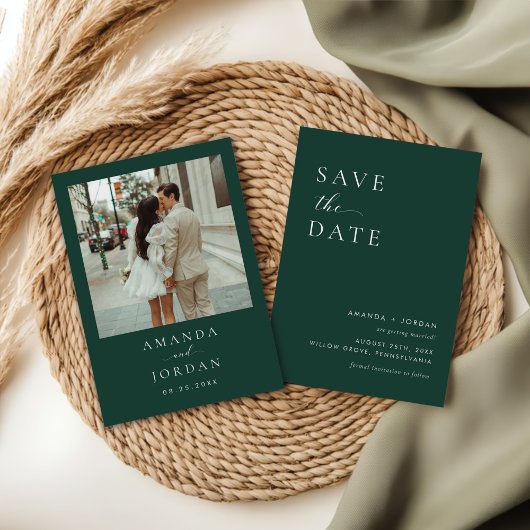 Foto Save the Date Minimalistisch Einladung