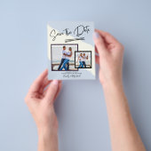 FOTO Save the Date - Modernes, handgeschriebenes S Flyer (Gruppe)