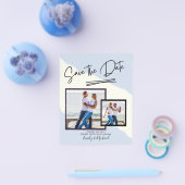 FOTO Save the Date - Modernes, handgeschriebenes S Flyer (Einzeln)