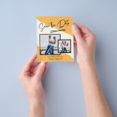 FOTO Save the Date - Modernes, handgeschriebenes S Flyer (Gruppe)