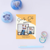 FOTO Save the Date - Modernes, handgeschriebenes S Flyer (Einzeln)