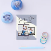 FOTO Save the Date - Modernes, handgeschriebenes S Flyer (Einzeln)