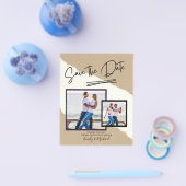 FOTO Save the Date - Modernes, handgeschriebenes S Flyer (Einzeln)