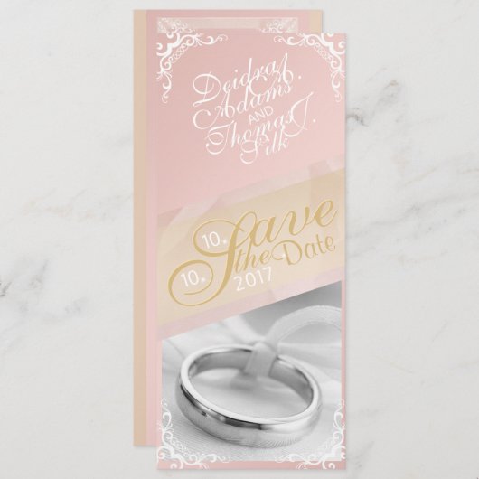 Foto Save the Date personalisieren (Vorne/Hinten)