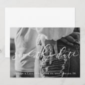 Foto Save the Date Personalisiert (Vorne/Hinten)