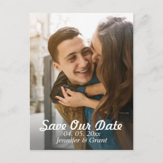 Foto Save the Date Postkarte