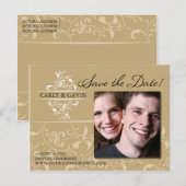 Foto Save the Date Postkarte (Vorne/Hinten)