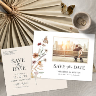 Foto Save The Date Postkarte