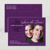 Foto Save the Date Postkarte (Vorne/Hinten)
