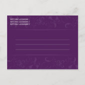 Foto Save the Date Postkarte (Rückseite)
