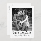 Foto Save the Date Postkarte (Vorne/Hinten)