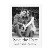 Foto Save the Date Postkarte