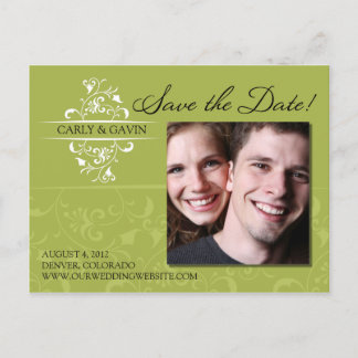 Foto Save the Date Postkarte