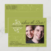 Foto Save the Date Postkarte (Vorne/Hinten)