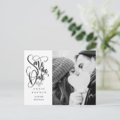 Foto Save the Date Postkarte (Stehend Vorderseite)