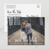 Foto Save the Date Postkarte, Landschaftsbild Postkarte (Vorne/Hinten)