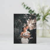 Foto Save the Date Postkarten (Stehend Vorderseite)