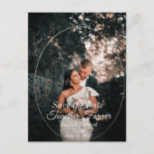 Foto Save the Date Postkarten (Vorderseite)