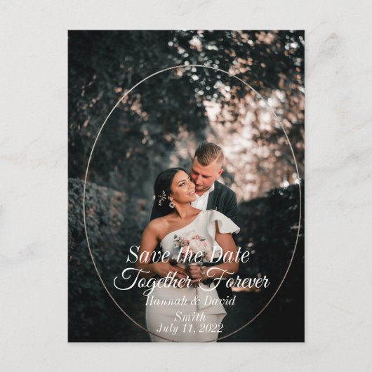 Foto Save the Date Postkarten (Vorderseite)