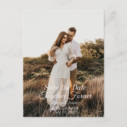 Foto Save the Date Postkarten (Vorderseite)