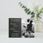 Foto Save the Date Postkarten (Stehend Vorderseite)