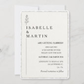 Foto Save the Date QR-Code an der Kante geklemmt H Einladung (Vorderseite)