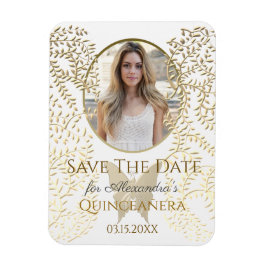 Foto Save the Date Quinceanera Magnet