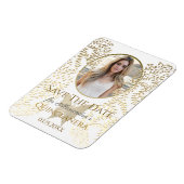 Foto Save the Date Quinceanera Magnet (Linke Seite)