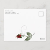 Foto Save the Date Rosé und Cabernet Postkarte (Rückseite)