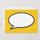 Foto Save the Date Spaß Retro Comic Pop Kunst, Dic (Rückseite)