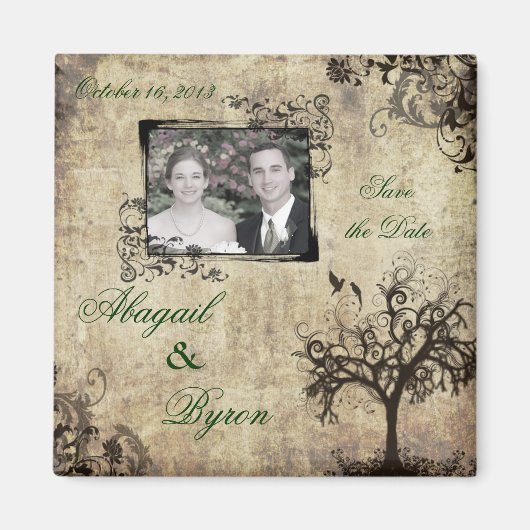 Foto Save the Date Wedding Magnet (Vorne)