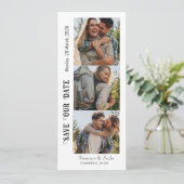 Foto Save the Date ziehen Einladung (Stehend Vorderseite)