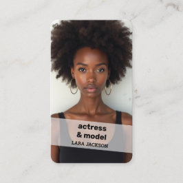 Foto-Scannable-QR Visitenkarte