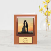 Foto-Schablone, Jahrestag Karte (Gelbe Blume)