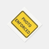 Foto-Schilderpapier Napkins Serviette (Ecke)