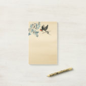 Foto schlucken post-it klebezettel (Auf Schreibtisch)