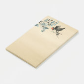 Foto schlucken post-it klebezettel (angewinkelt)