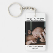 Foto-Schlüsselanhänger des ersten Vaters Schlüsselanhänger (Vorderseite)