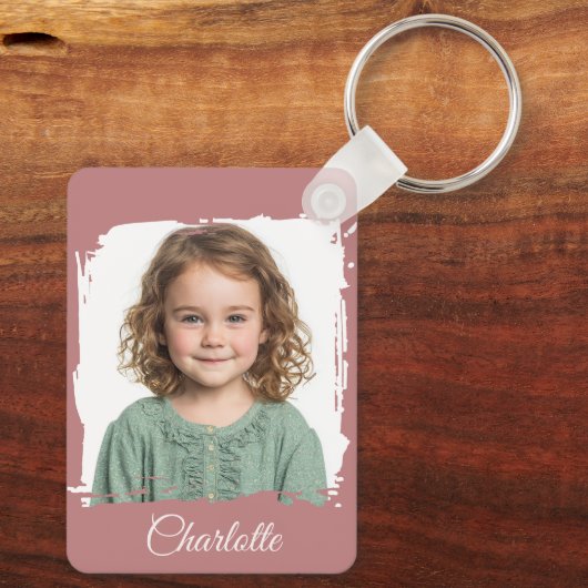 Foto-Schlüsselanhänger für benutzerdefinierte Fami Schlüsselanhänger (Rückseite)